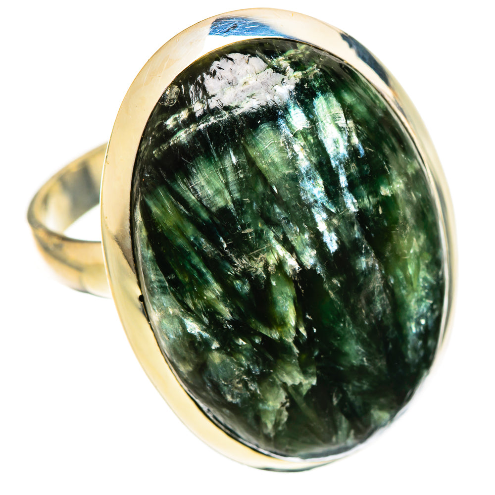 Seraphinite Rings handcrafted by Ana Silver Co - RING124456 - Photo 2