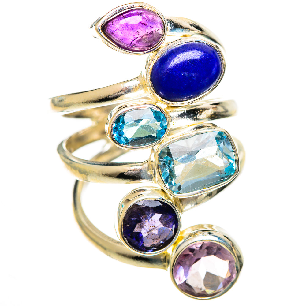 Swiss Blue Topaz Rings handcrafted by Ana Silver Co - RING124460 - Photo 2