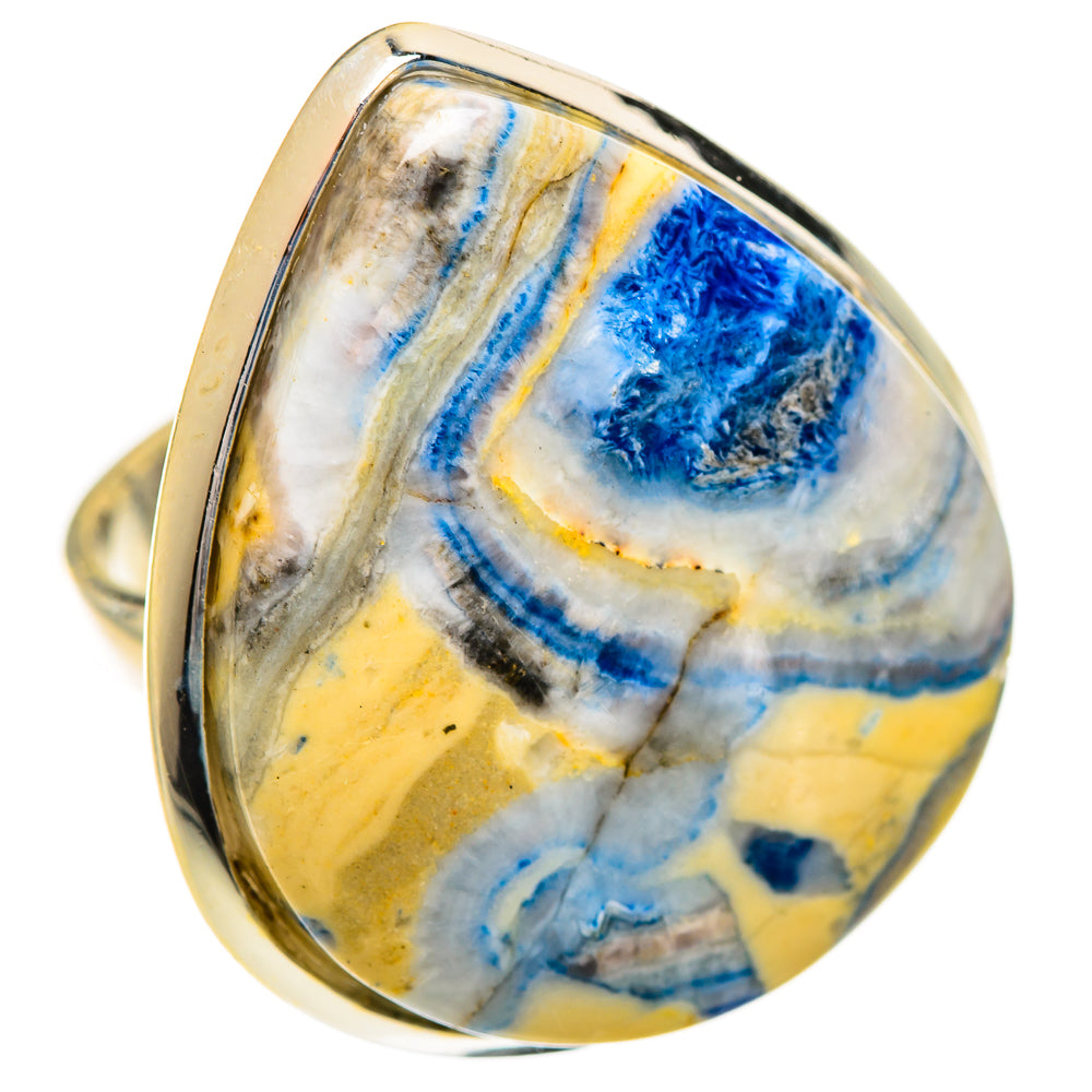 Blue Scheelite Rings handcrafted by Ana Silver Co - RING124465 - Photo 2