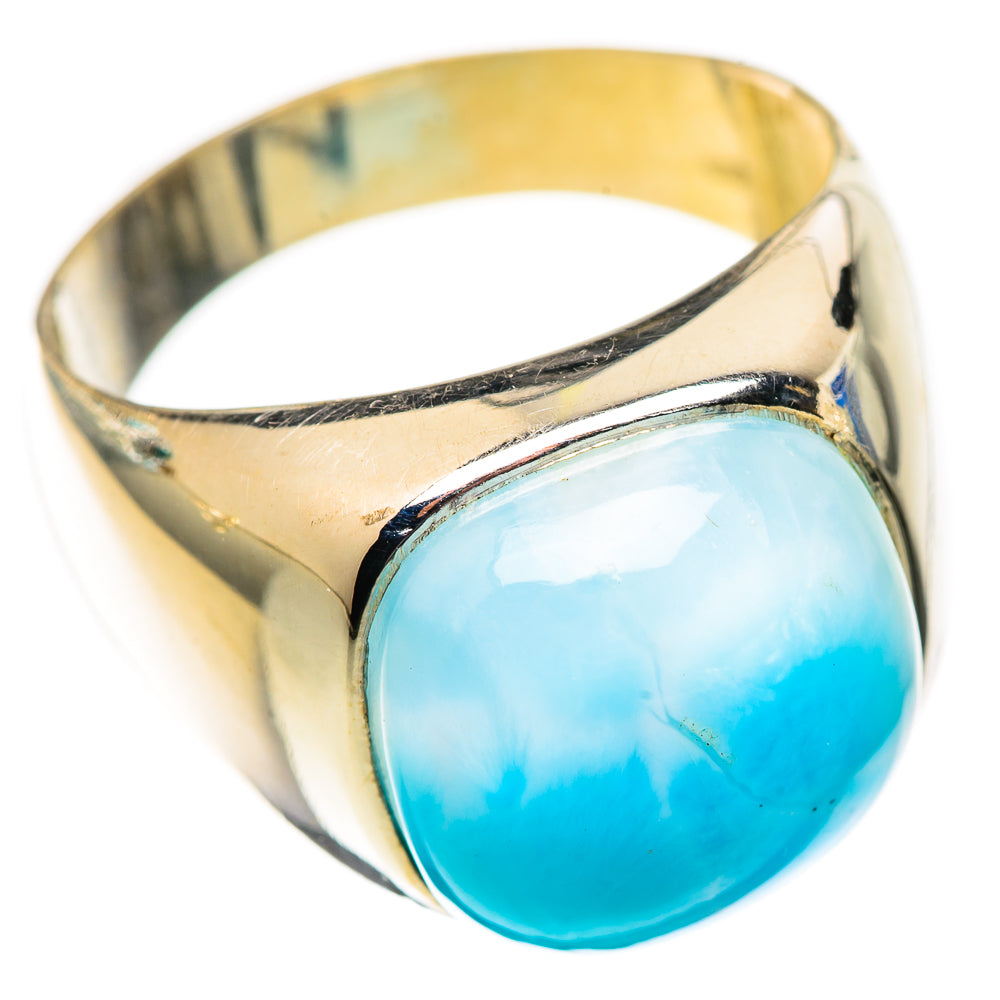 Larimar Rings handcrafted by Ana Silver Co - RING124499 - Photo 2