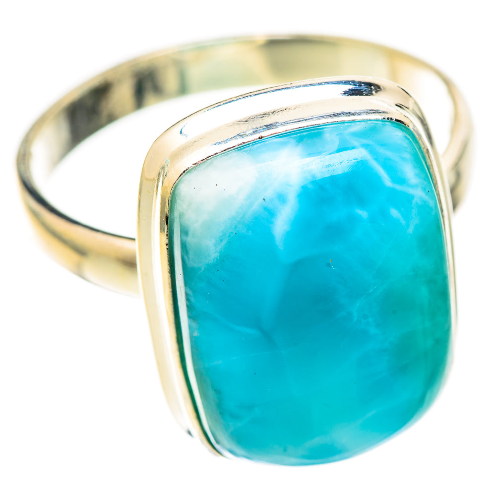 Larimar Rings handcrafted by Ana Silver Co - RING124532 - Photo 2