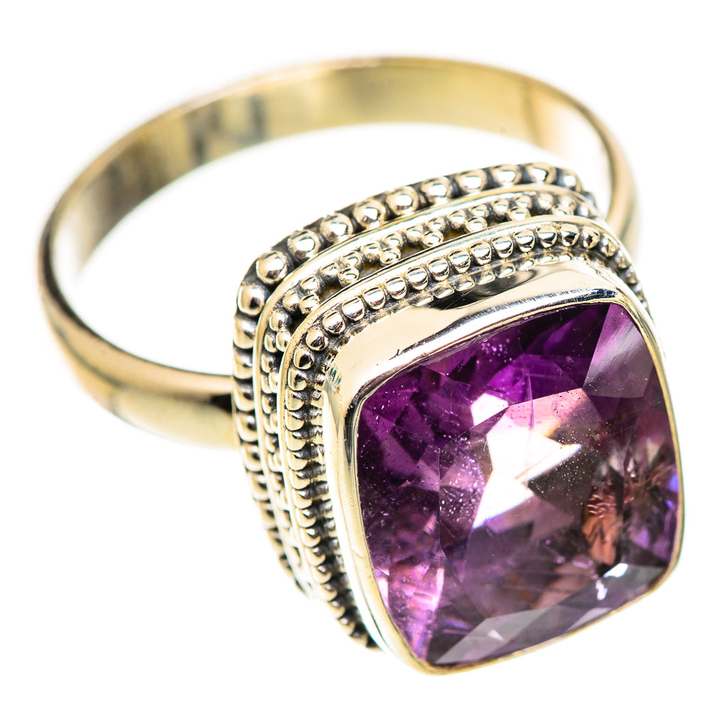 Amethyst Rings handcrafted by Ana Silver Co - RING124566 - Photo 2