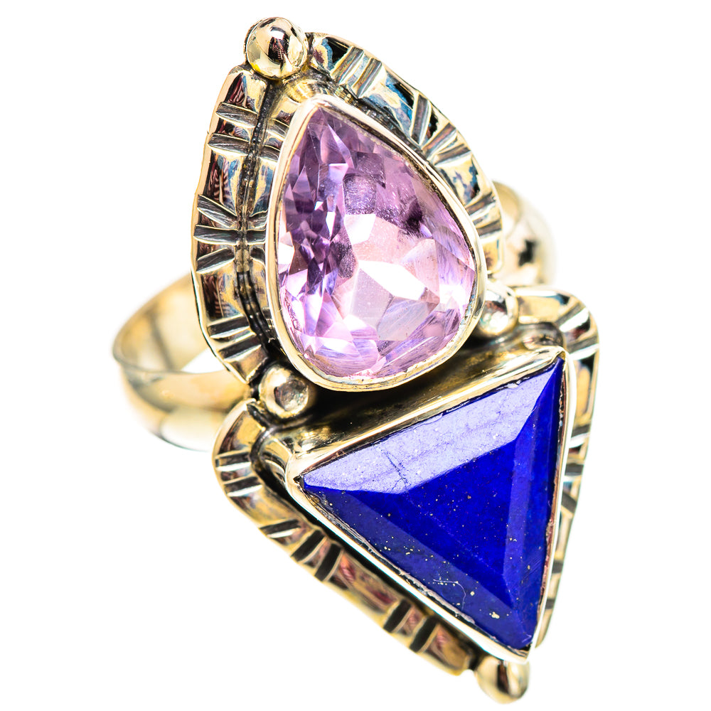 Lapis Lazuli Rings handcrafted by Ana Silver Co - RING124573 - Photo 2