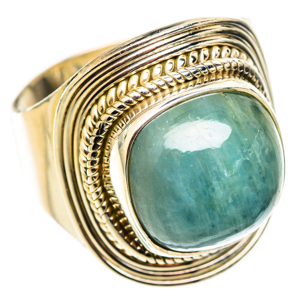 Aquamarine Rings handcrafted by Ana Silver Co - RING124623 - Photo 2