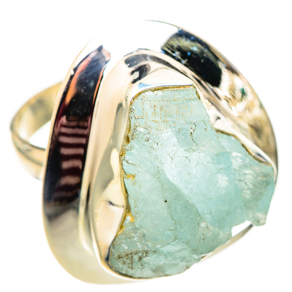 Aquamarine Rings handcrafted by Ana Silver Co - RING124630 - Photo 2