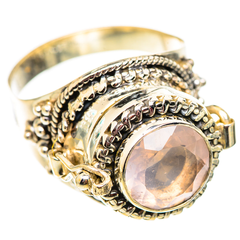Rose Quartz Rings handcrafted by Ana Silver Co - RING124633 - Photo 2