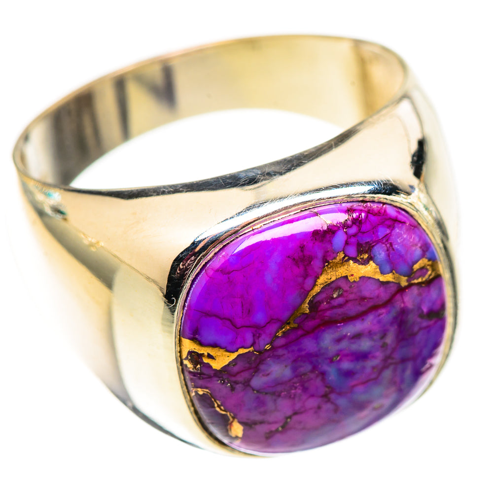 Purple Copper Composite Turquoise Rings handcrafted by Ana Silver Co - RING124636 - Photo 2