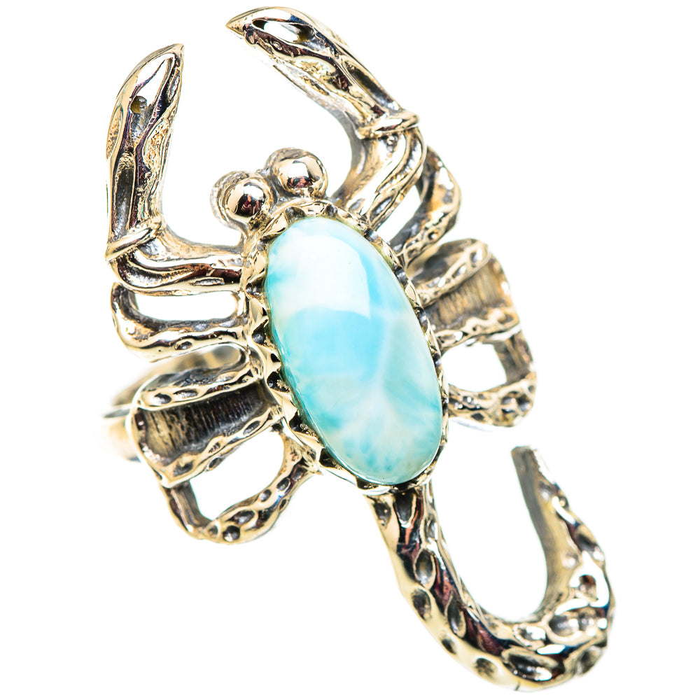 Larimar Rings handcrafted by Ana Silver Co - RING124651 - Photo 2