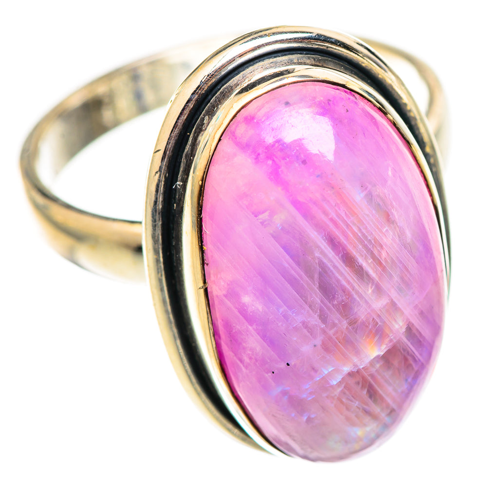 Pink Moonstone Rings handcrafted by Ana Silver Co - RING124656 - Photo 2