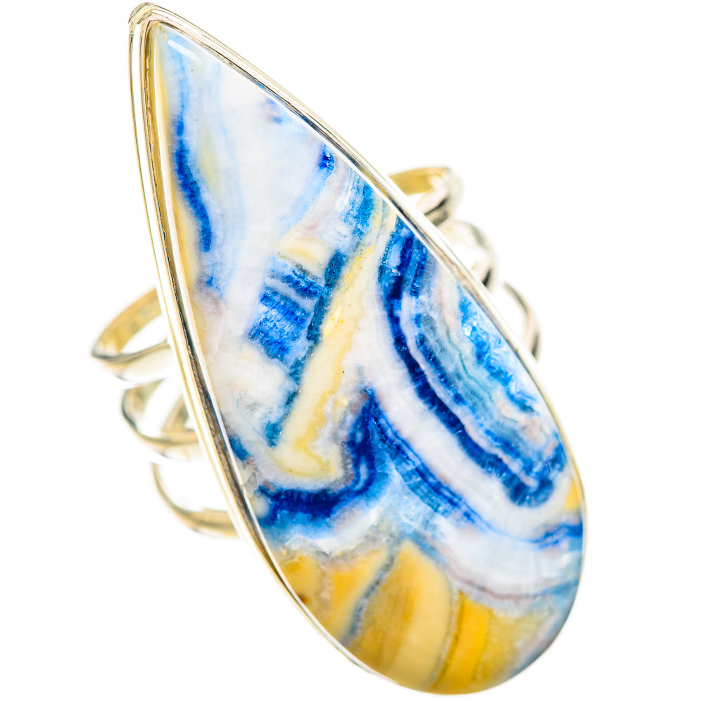 Blue Scheelite Rings handcrafted by Ana Silver Co - RING124729 - Photo 2