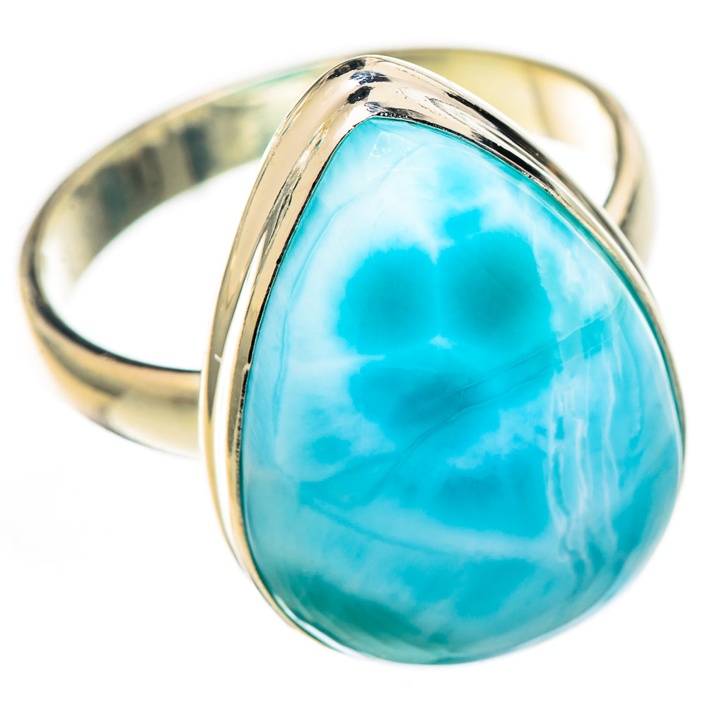 Larimar Rings handcrafted by Ana Silver Co - RING124804 - Photo 2