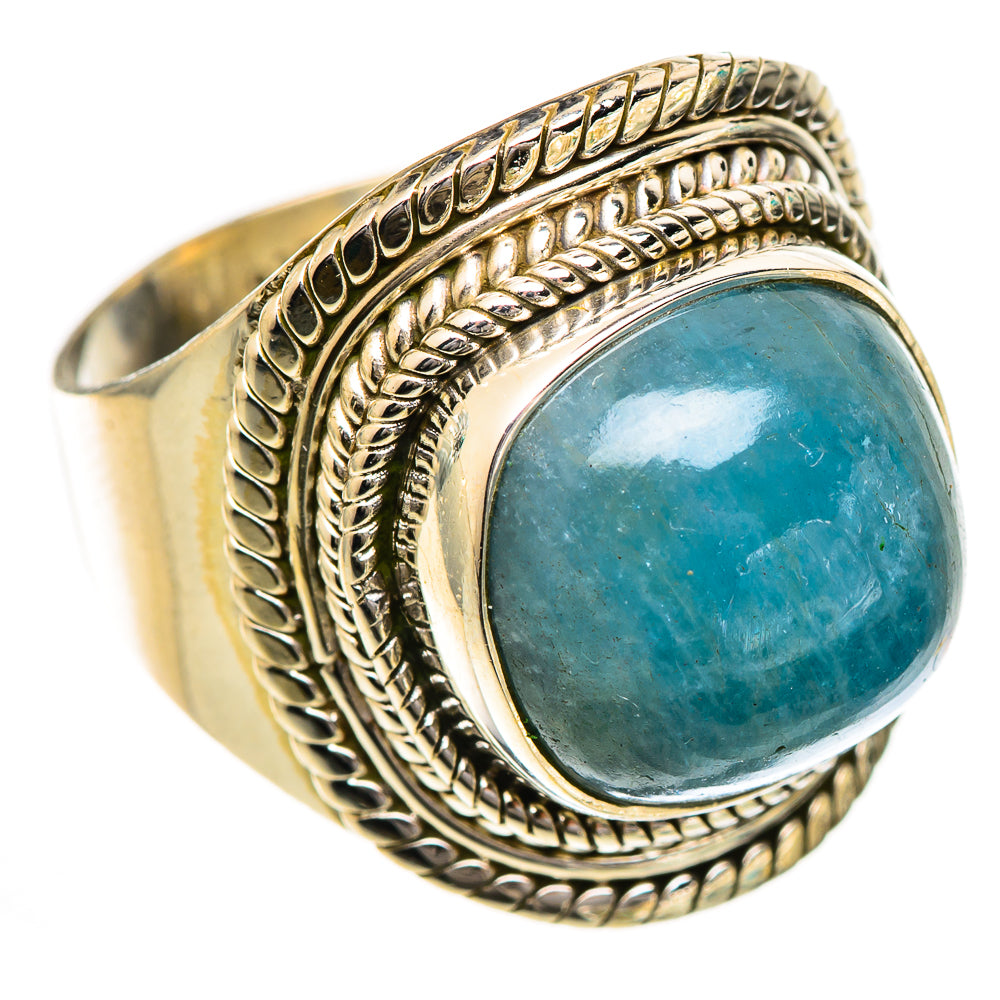 Aquamarine Rings handcrafted by Ana Silver Co - RING124827 - Photo 2