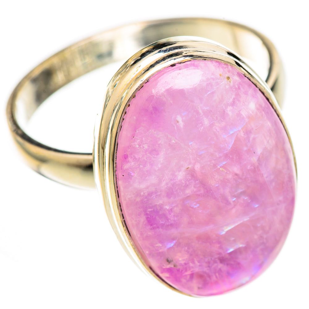 Pink Moonstone Rings handcrafted by Ana Silver Co - RING124857 - Photo 2