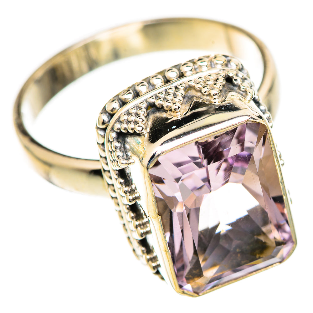 Pink Amethyst Rings handcrafted by Ana Silver Co - RING124860 - Photo 2