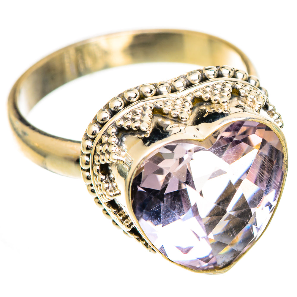 Pink Amethyst Rings handcrafted by Ana Silver Co - RING124951 - Photo 2