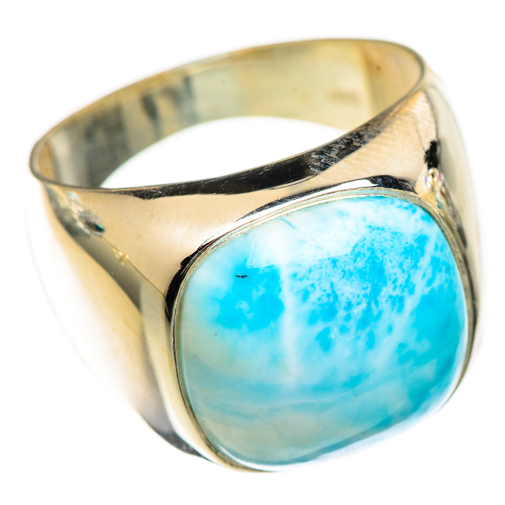 Larimar Rings handcrafted by Ana Silver Co - RING124959 - Photo 2