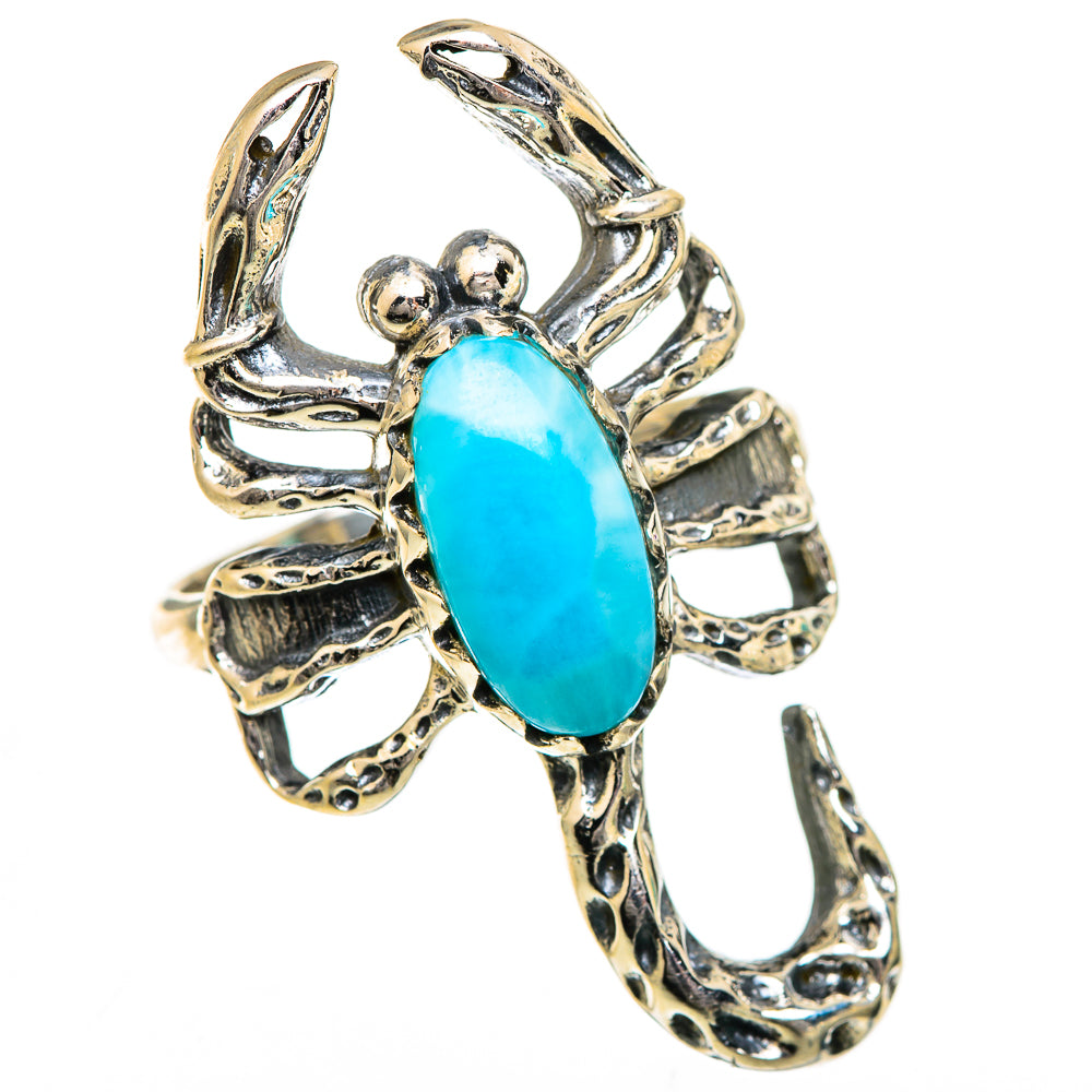 Larimar Rings handcrafted by Ana Silver Co - RING124960 - Photo 2
