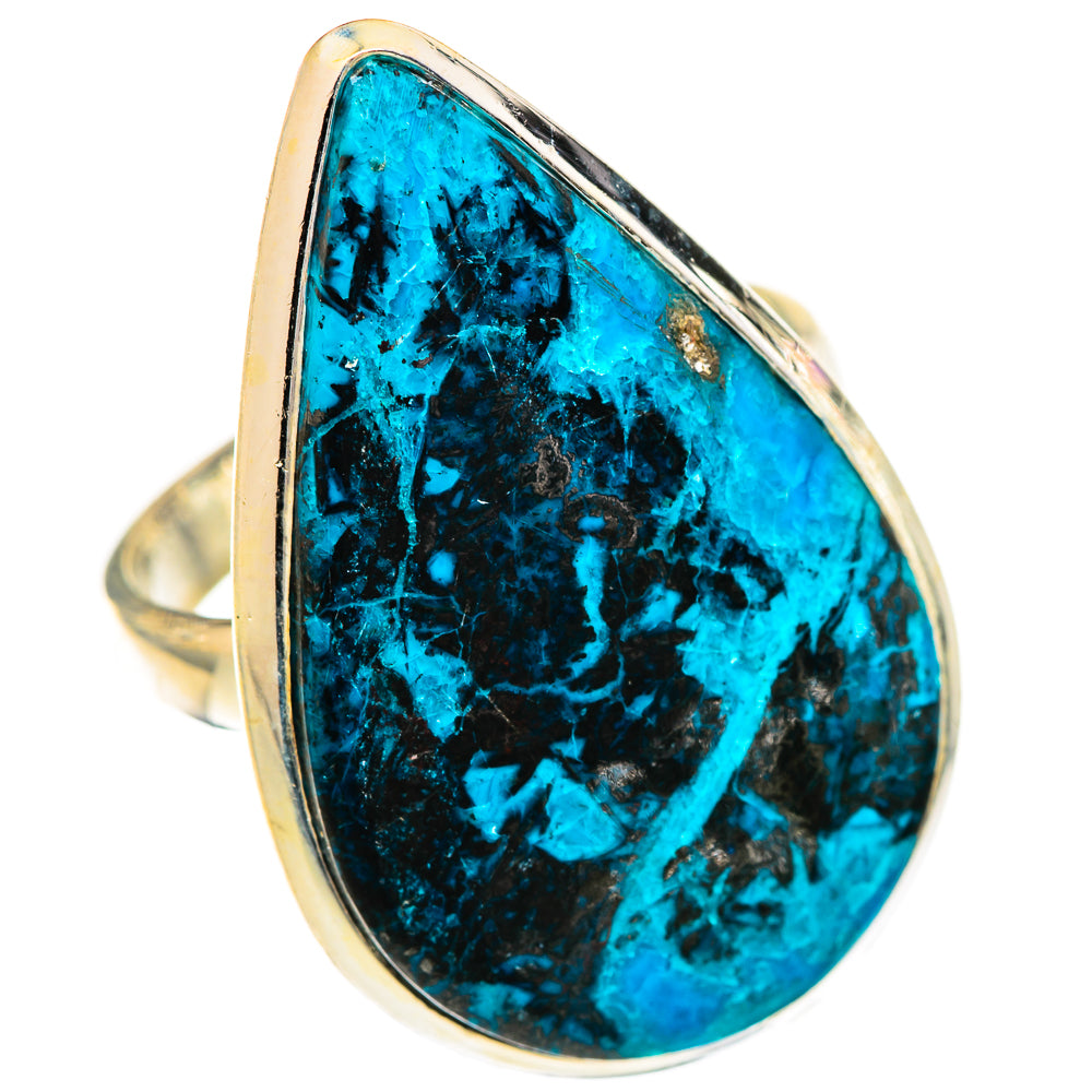 Shattuckite Rings handcrafted by Ana Silver Co - RING125069 - Photo 2
