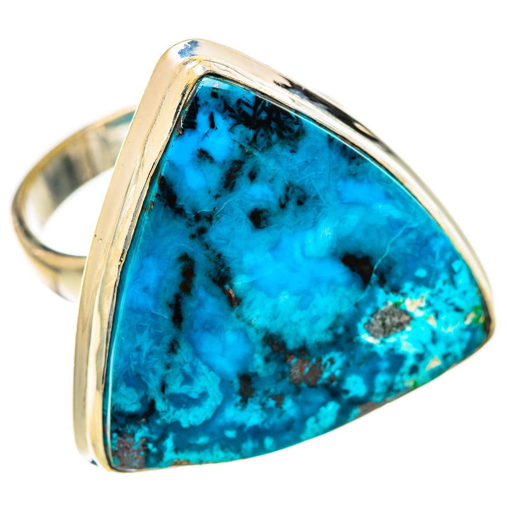 Shattuckite Rings handcrafted by Ana Silver Co - RING125076 - Photo 2