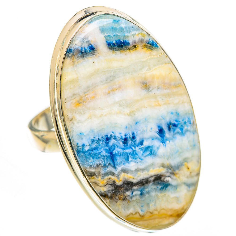 Blue Scheelite Rings handcrafted by Ana Silver Co - RING125139 - Photo 2