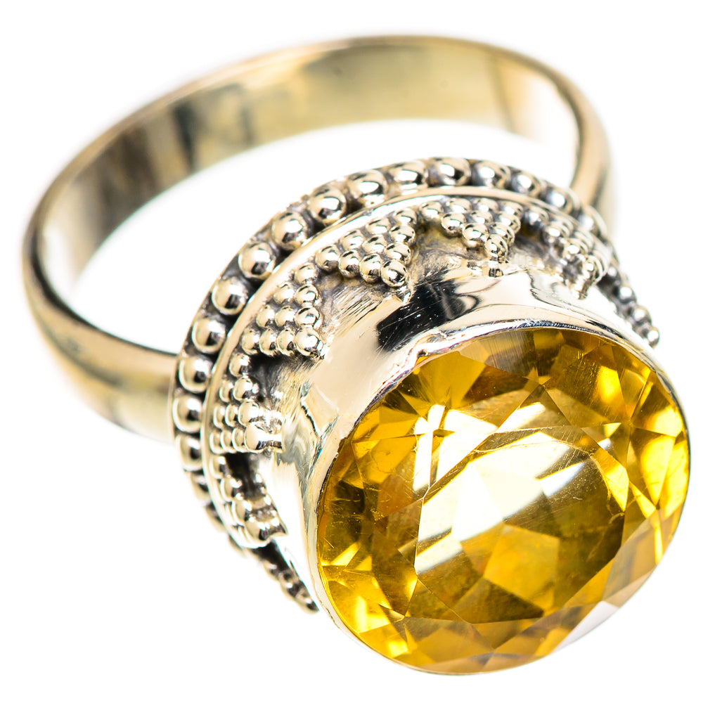 Citrine Rings handcrafted by Ana Silver Co - RING125160 - Photo 2