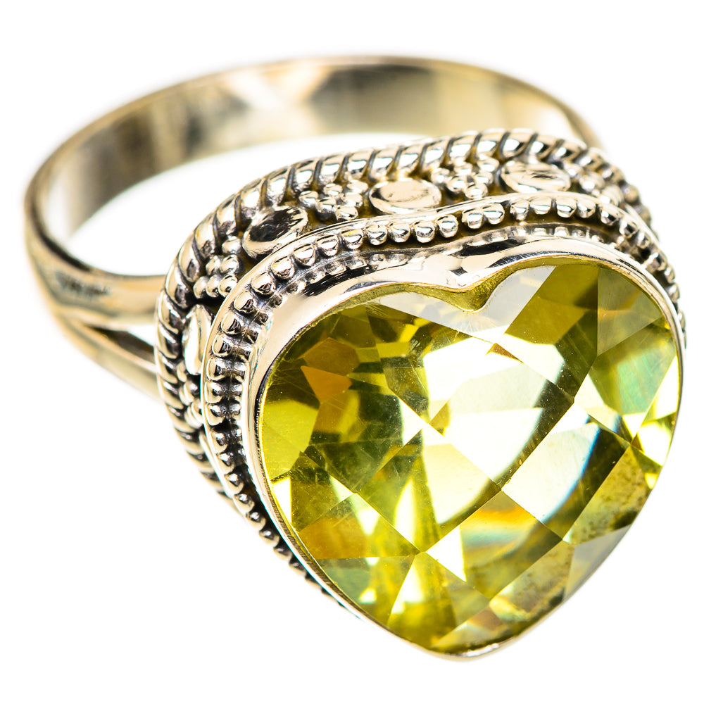 Citrine Rings handcrafted by Ana Silver Co - RING125203 - Photo 2