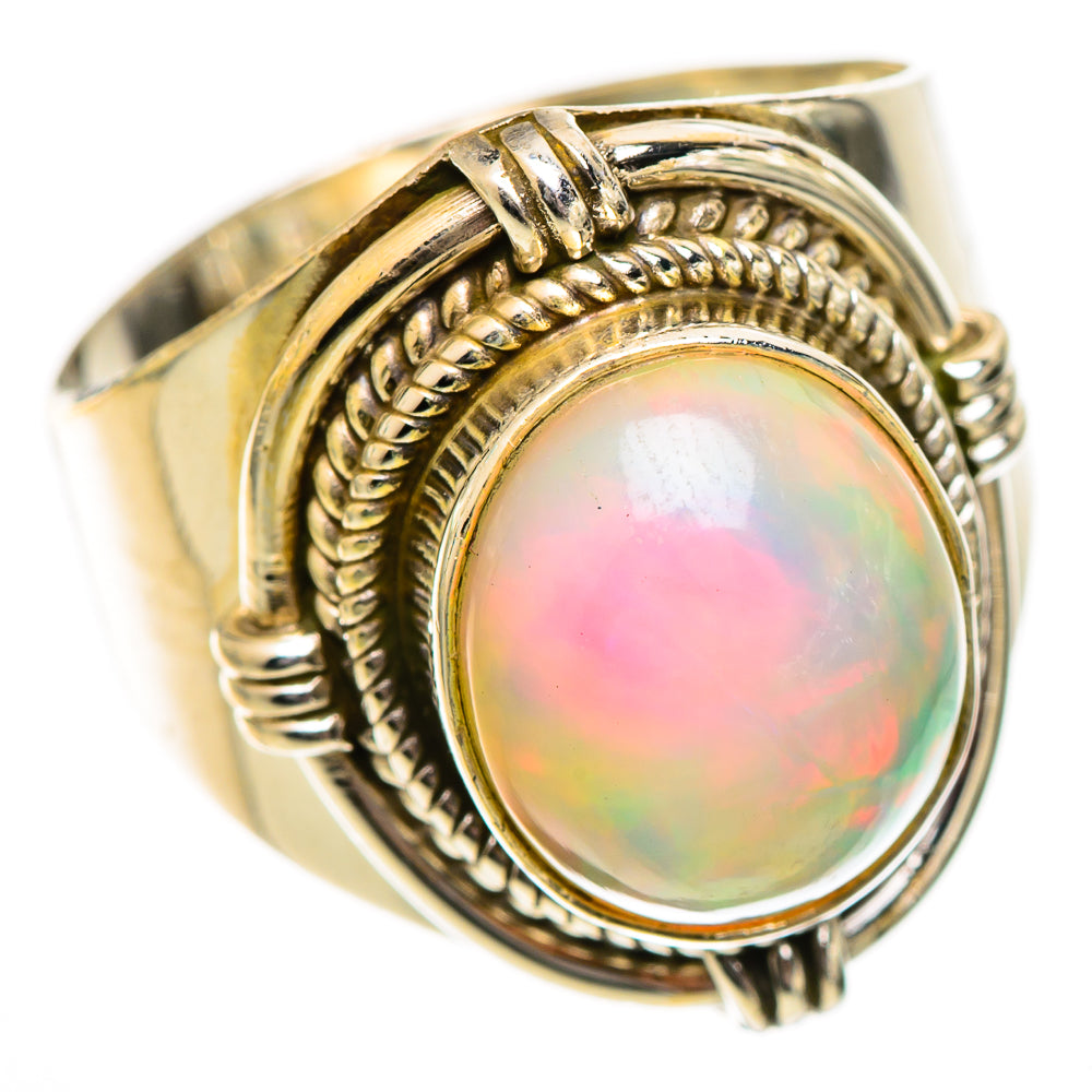 Ethiopian Opal Rings handcrafted by Ana Silver Co - RING125248 - Photo 2