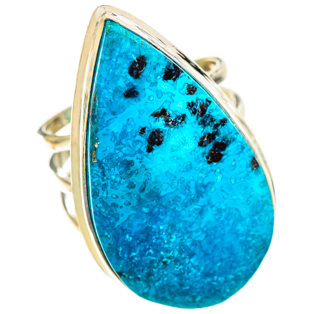 Shattuckite Rings handcrafted by Ana Silver Co - RING125340 - Photo 2