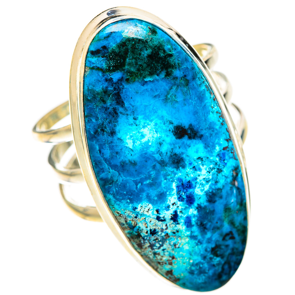 Chrysocolla Rings handcrafted by Ana Silver Co - RING125394 - Photo 2