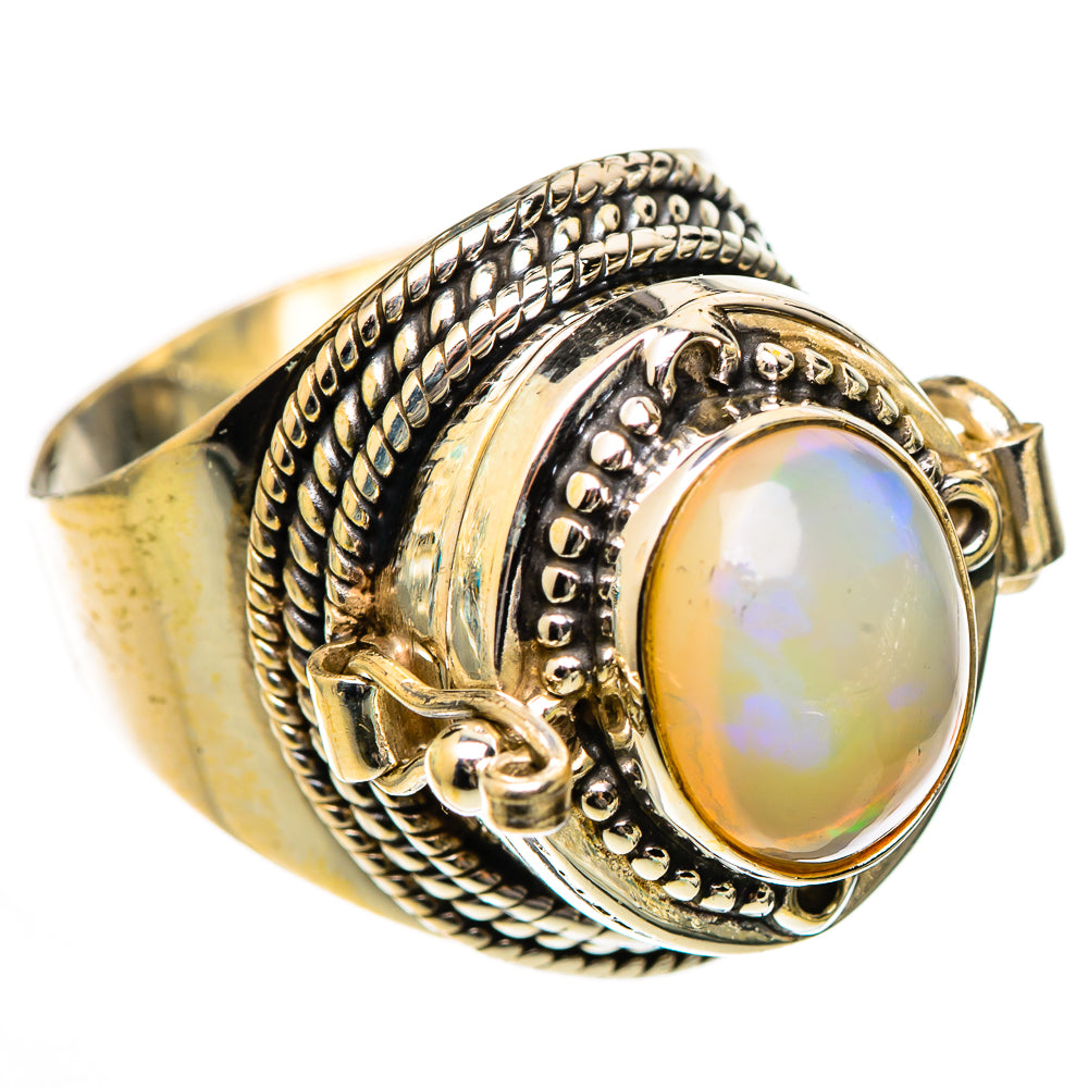 Ethiopian Opal Rings handcrafted by Ana Silver Co - RING125408 - Photo 2