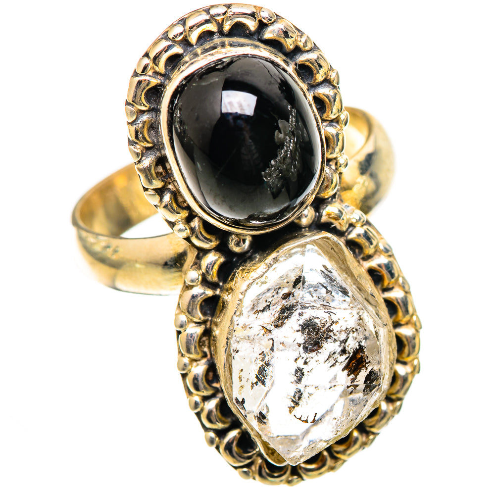 Herkimer Diamond Rings handcrafted by Ana Silver Co - RING125416 - Photo 2