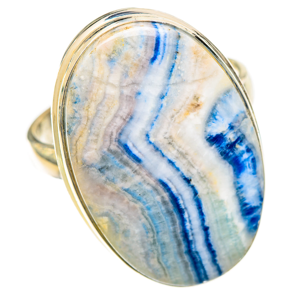 Blue Scheelite Rings handcrafted by Ana Silver Co - RING125514 - Photo 2