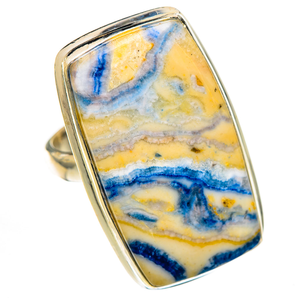 Blue Scheelite Rings handcrafted by Ana Silver Co - RING125563 - Photo 2