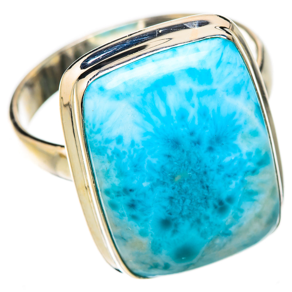 Larimar Rings handcrafted by Ana Silver Co - RING125766 - Photo 2