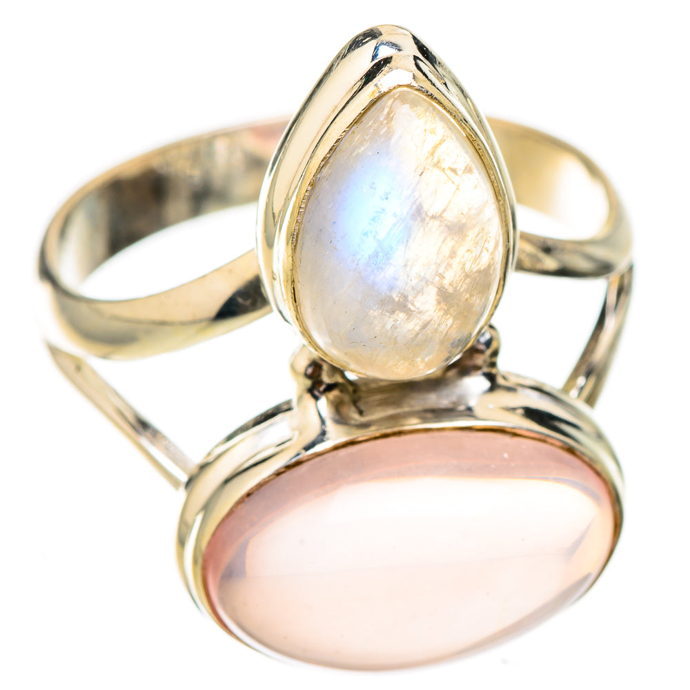 Rose Quartz Rings handcrafted by Ana Silver Co - RING125829 - Photo 2