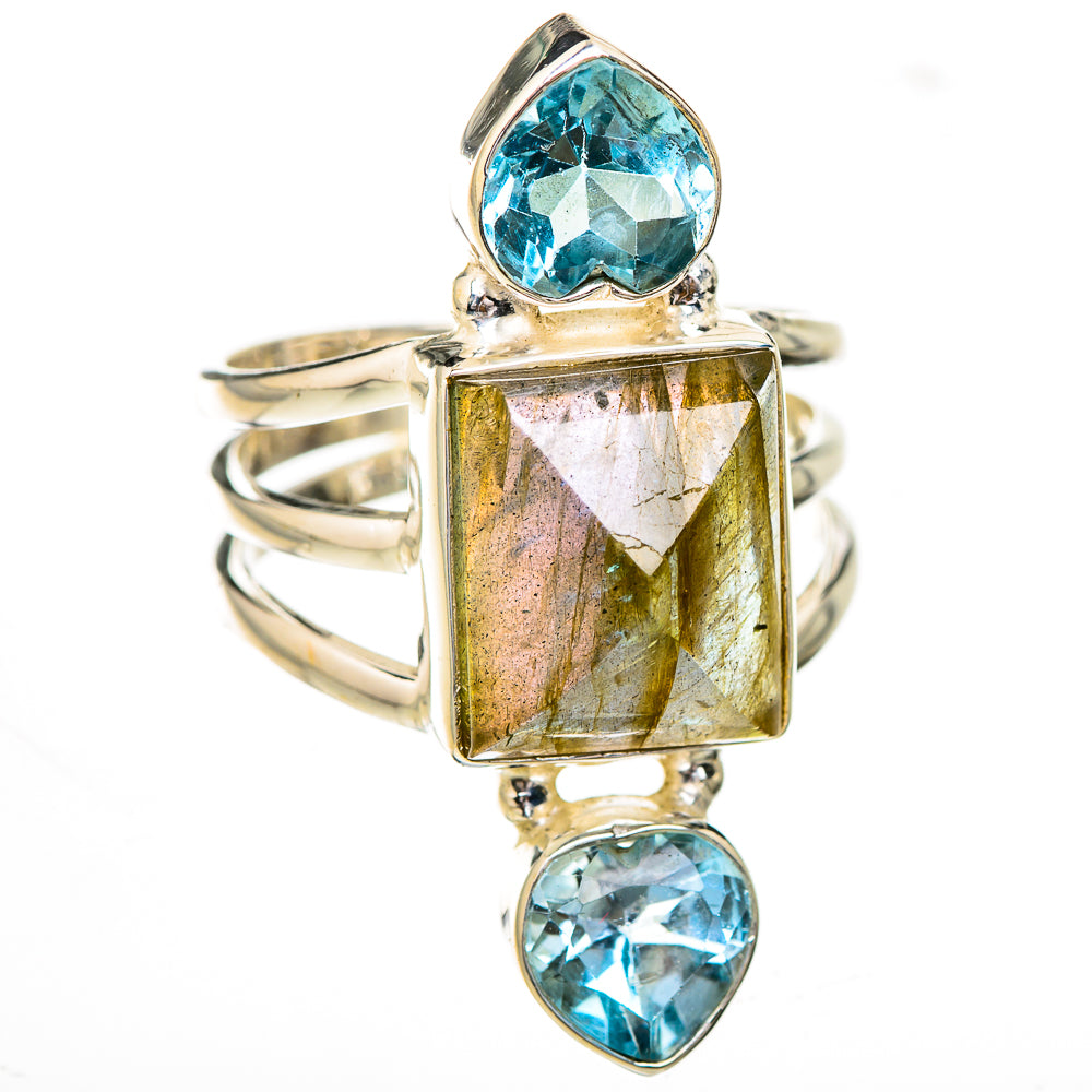 Labradorite Rings handcrafted by Ana Silver Co - RING125866 - Photo 2