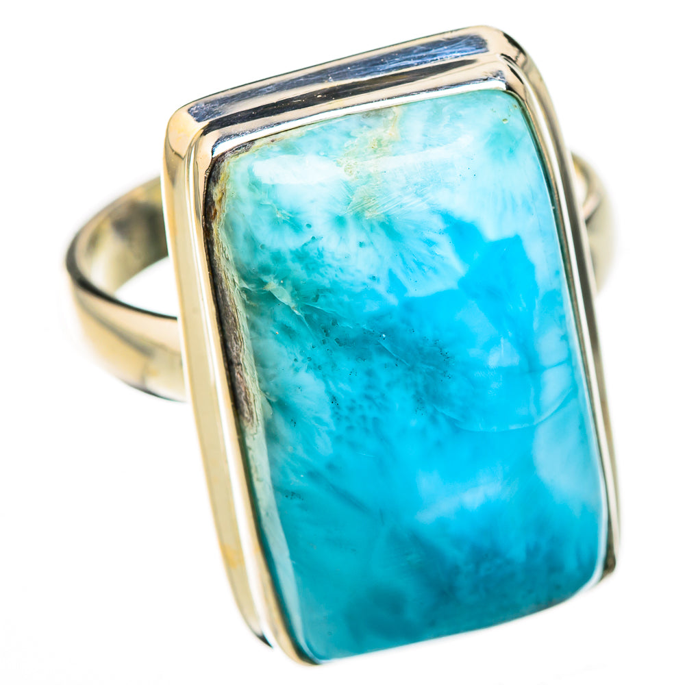 Larimar Rings handcrafted by Ana Silver Co - RING125876 - Photo 2
