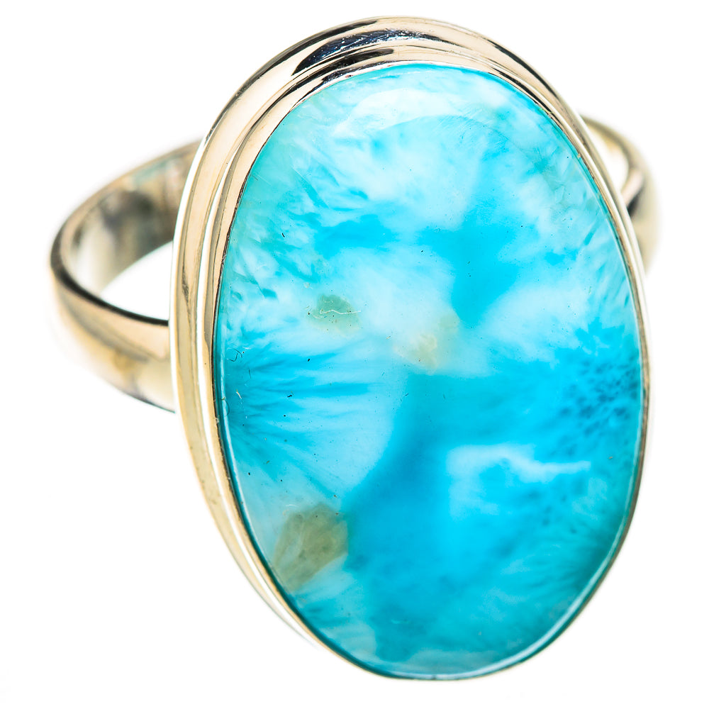 Larimar Rings handcrafted by Ana Silver Co - RING125921 - Photo 2