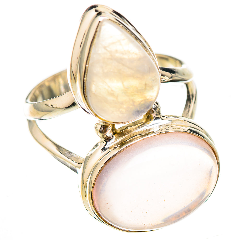 Rose Quartz Rings handcrafted by Ana Silver Co - RING125926 - Photo 2