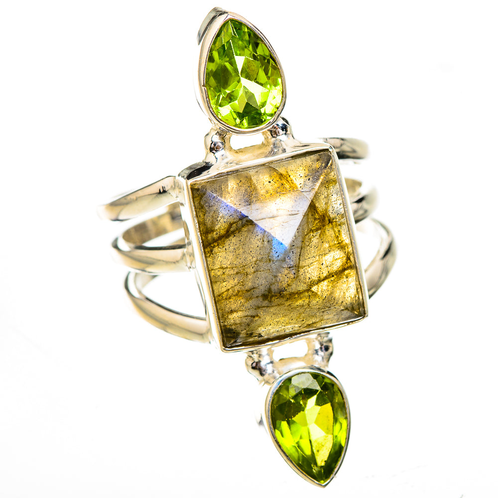 Labradorite Rings handcrafted by Ana Silver Co - RING125932 - Photo 2