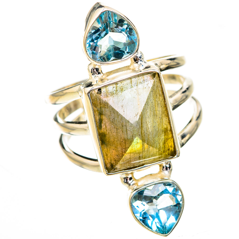 Labradorite Rings handcrafted by Ana Silver Co - RING125964 - Photo 2
