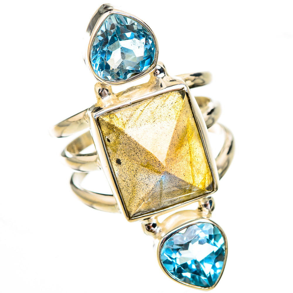 Labradorite Rings handcrafted by Ana Silver Co - RING125967 - Photo 2