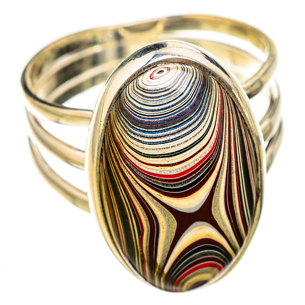 Fordite Rings handcrafted by Ana Silver Co - RING125991 - Photo 2