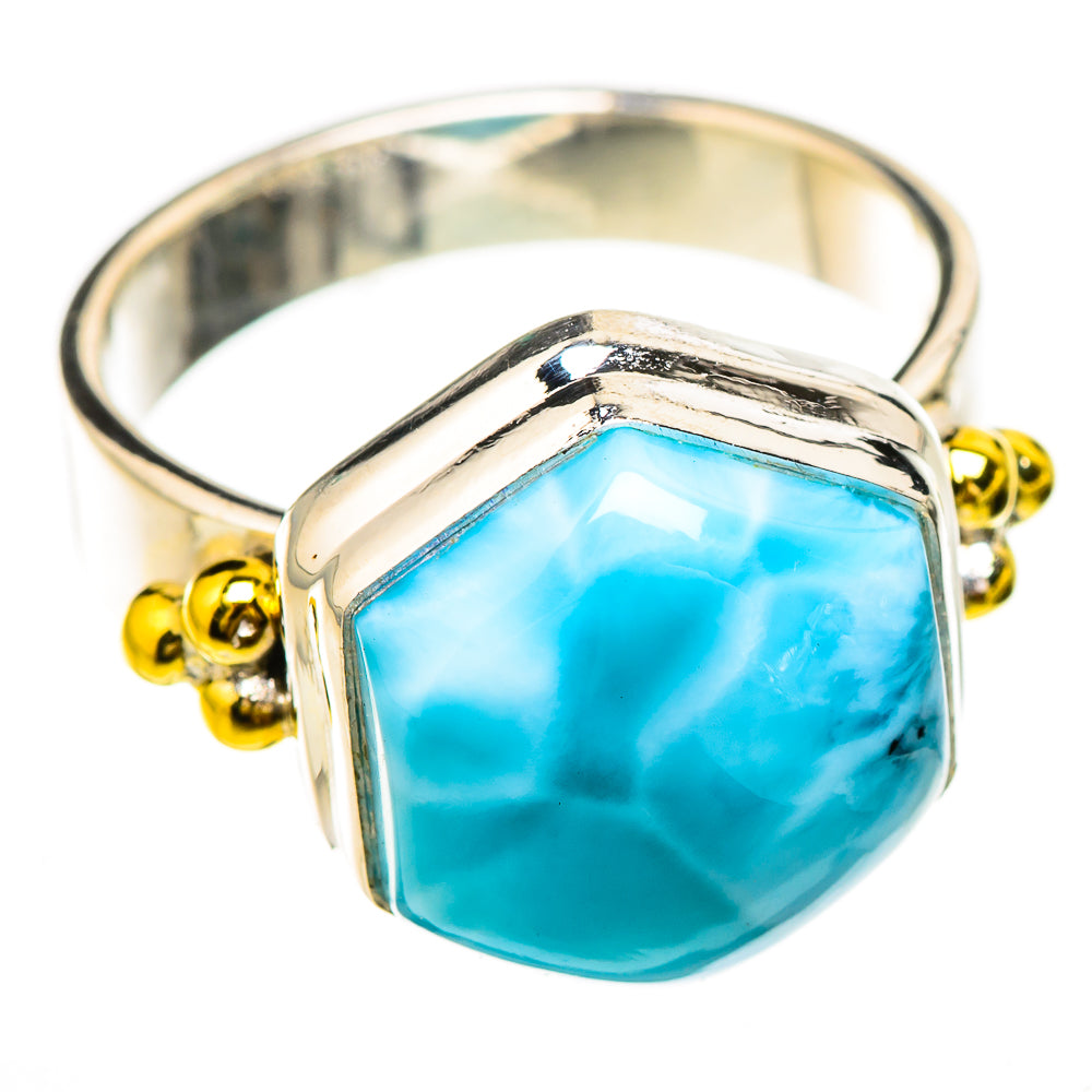 Larimar Rings handcrafted by Ana Silver Co - RING125999 - Photo 2