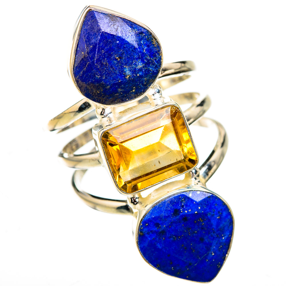 Lapis Lazuli Rings handcrafted by Ana Silver Co - RING126025 - Photo 2
