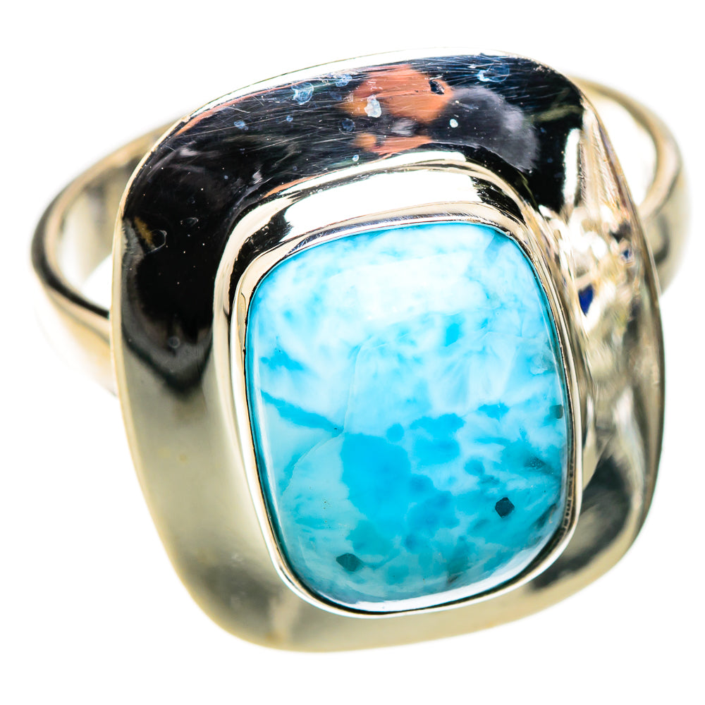 Larimar Rings handcrafted by Ana Silver Co - RING126091 - Photo 2