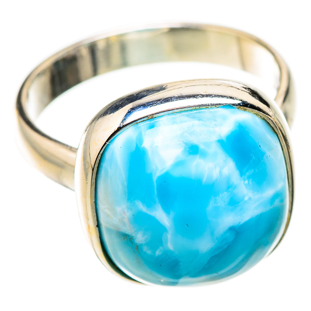 Larimar Rings handcrafted by Ana Silver Co - RING126115 - Photo 2