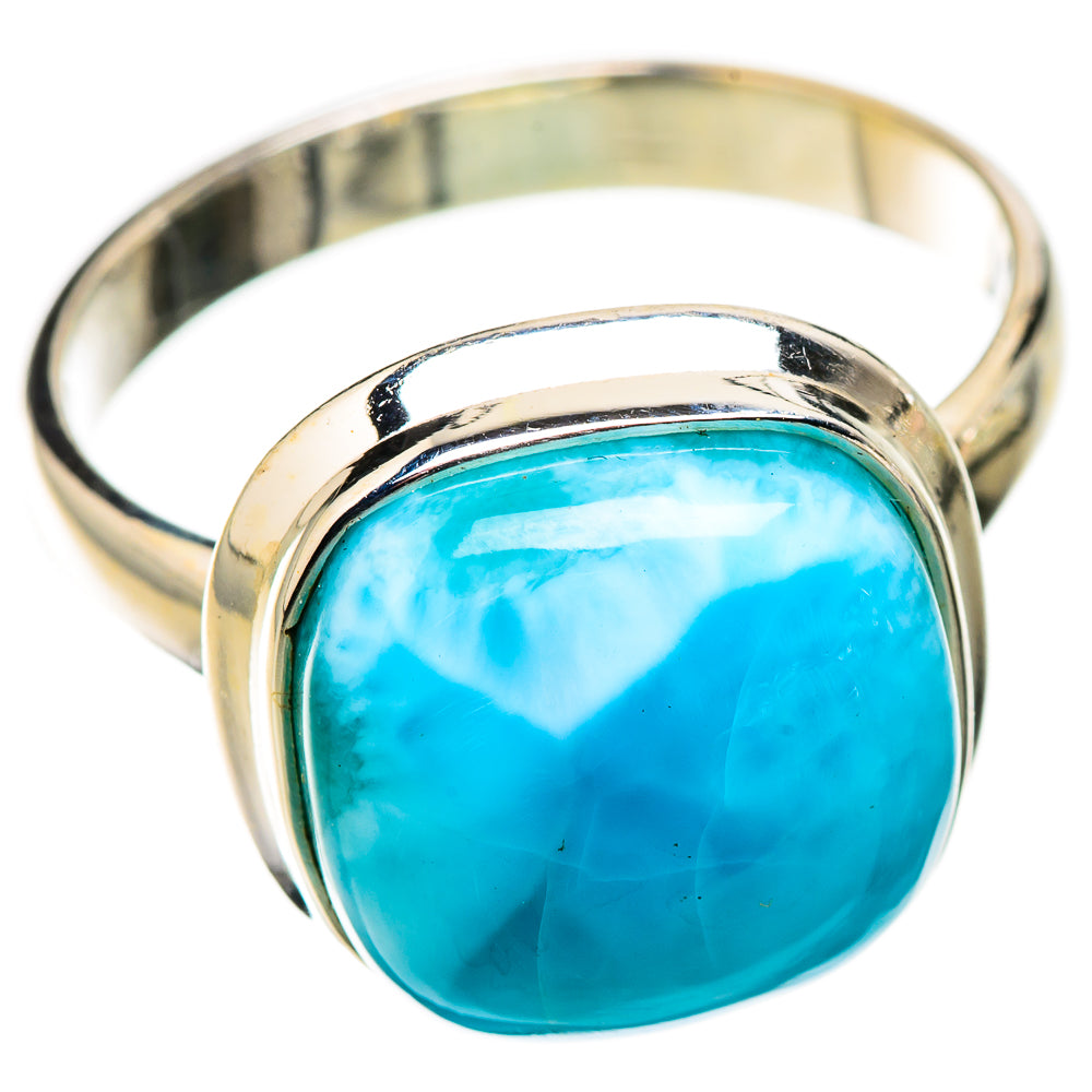 Larimar Rings handcrafted by Ana Silver Co - RING126125 - Photo 2