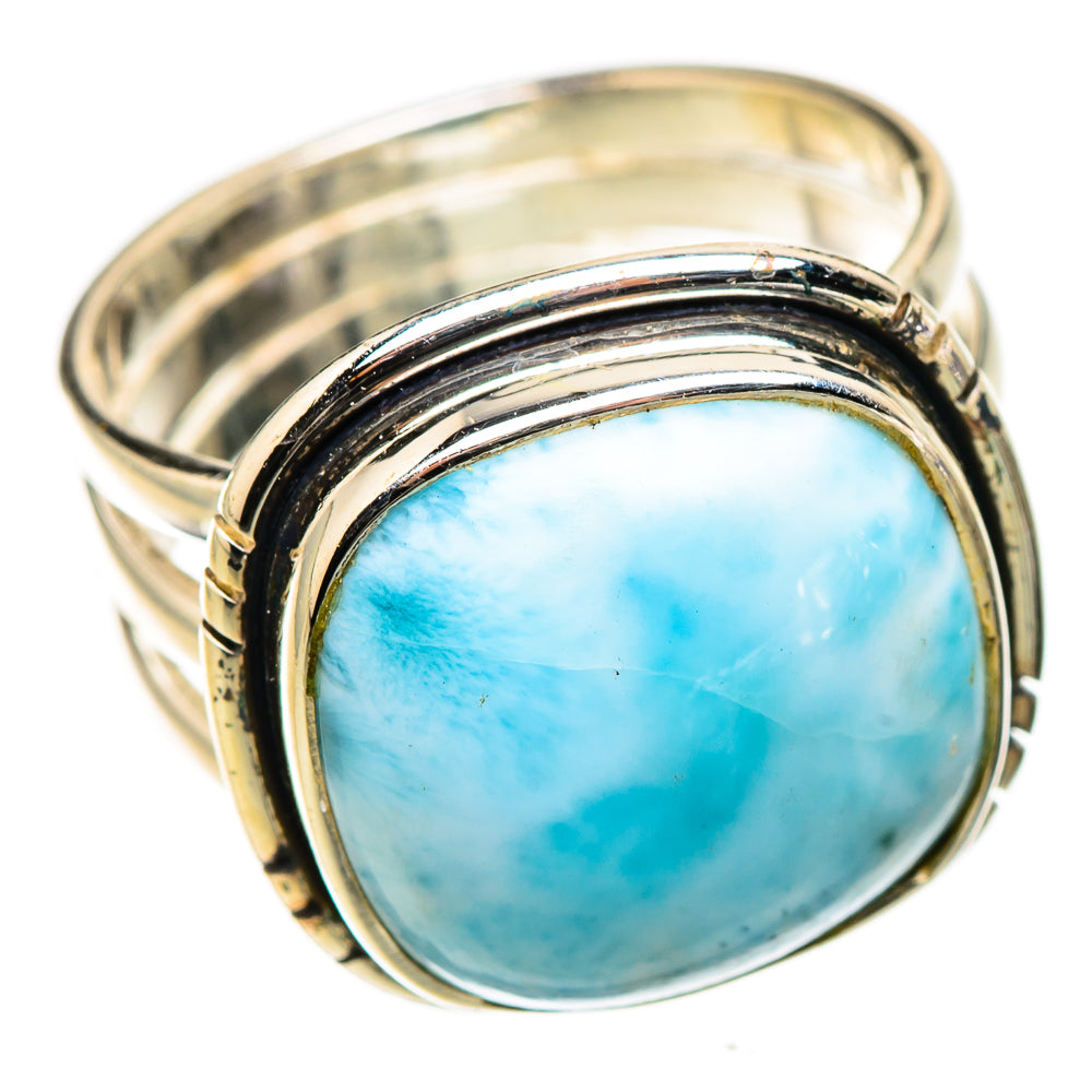 Larimar Rings handcrafted by Ana Silver Co - RING126171 - Photo 2