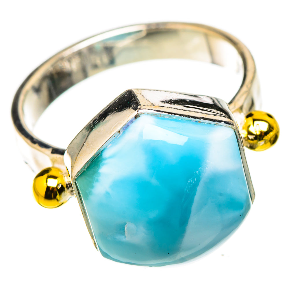 Larimar Rings handcrafted by Ana Silver Co - RING126216 - Photo 2